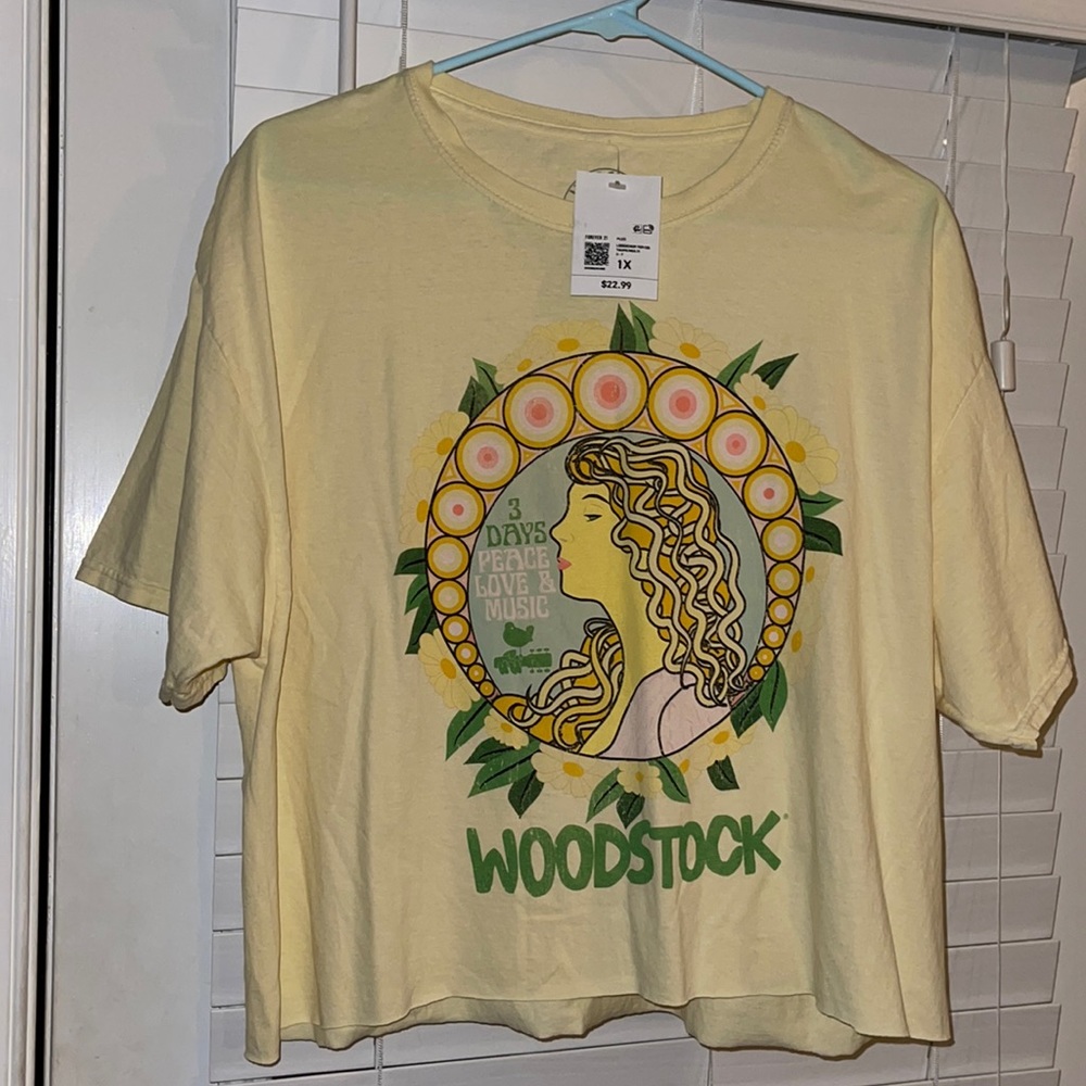 Woodstock cropped tee